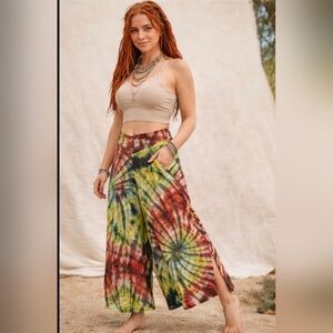 Rhea Jumble Pattern Pants- One Size Fits Most